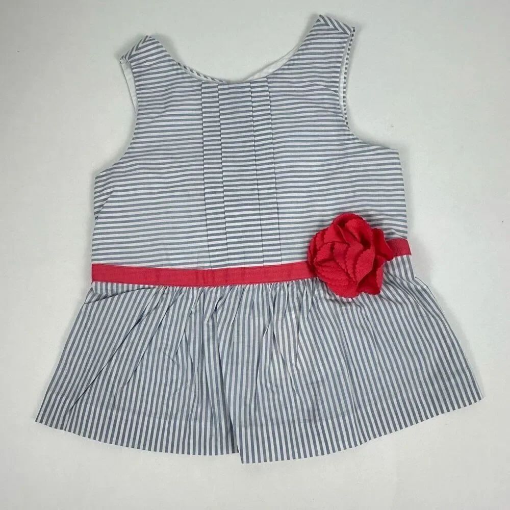 Janie & Jack Blue & White Top sizeโ5 NEW